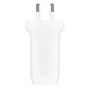 Belkin BoostCharge PRO Dual USB-C Wall Charger with PPS 60W - White
